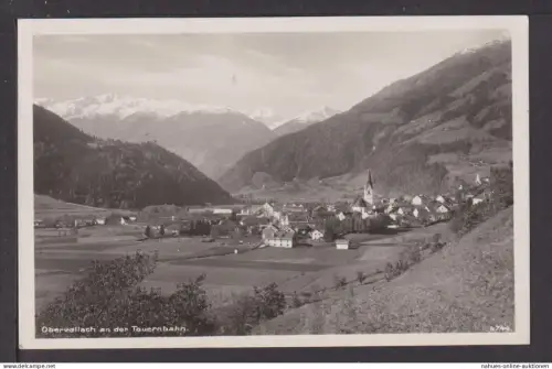 Ansichtskarte Obervellach Österreich an der Tauernbahn 1928 Dresden Sachsen