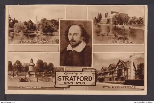Ansichtskarte Stratford upon Avon England Großbritannien Berlin