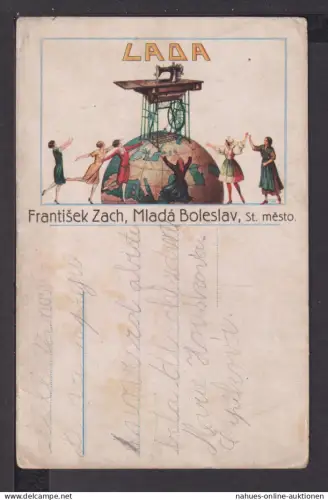 Ansichtskarte Künstlerkarte Lada Frantisek Zach Mlada Boleslav St mesto Globus