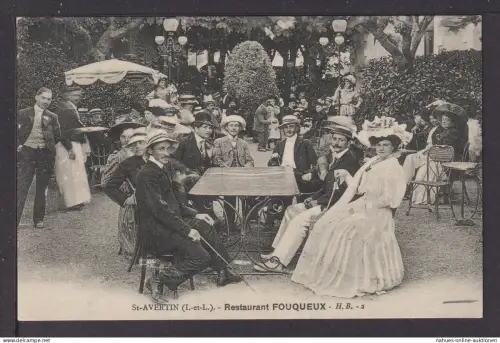 Ansichtskarte Restaurant Fouqueux St Avertin Tours Frankreich