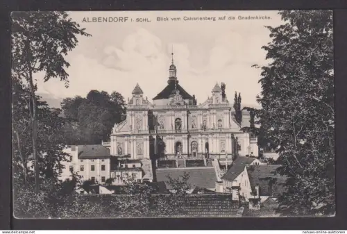 Ansichtskarte Albendorf Schlesien Ostgebiete Gnadenkirche 1919 Wien Österreich