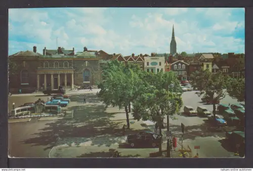 Ansichtskarte Salisbury England Großbritannien Lindhöft Schleswig-Holstein Auto