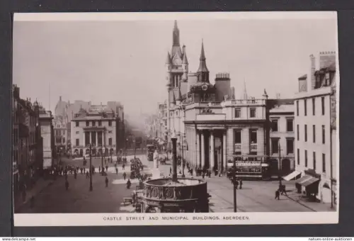 Ansichtskarte Aberdeen Schottland Castle Street Großbritannien