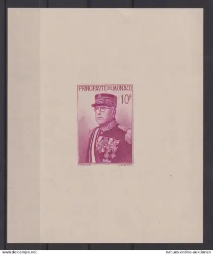 Monaco Block 1 Fürst Louis Nationalfeiertag postfrisch Ausgabe 1938 Kat. 140,00