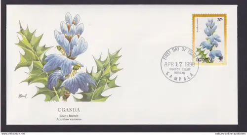 Uganda Ostafrika Flora Pflanzen Kräuter schöner Künstler Brief