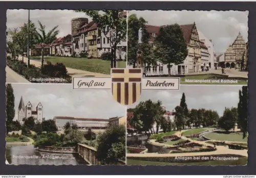 Bund Ansichtskarte Paderborn NRW Glücksstadt Elbe Schleswig Holstein