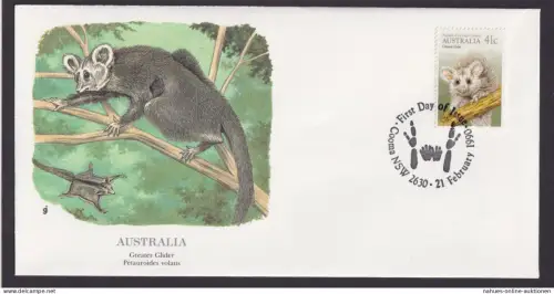 Australia Australien Fauna Tiere Beuteltier schöner Künstler Brief
