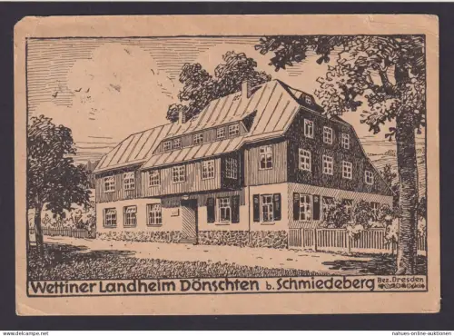 Ansichtskarte Schmiedeberg Mecklenburg Vorpommern Wettiner Landheim Dönschten