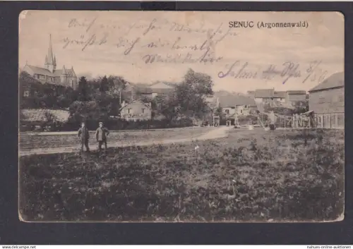 Ansichtskarte Senuc Gemeinde Frankreich Argonnenwald Wieseck Hessen Gießen