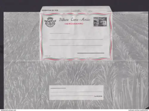 Mosambik Mozambique Afrika Ostafrika Ganzsache Portugal Kolonien Aerogramm