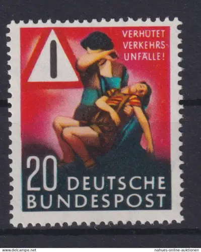 Bundesrepublik 162 BRD Verkehrsunfall Verhütung postfrisch MNH Kat.-Wert 20,00