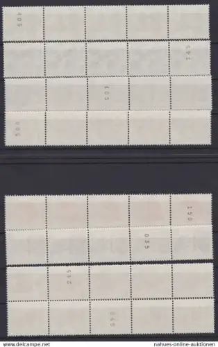 Bund Unfallverhütung ex 694-703 Luxus 5er Streifen postfrisch KatWert 92,20 ohne