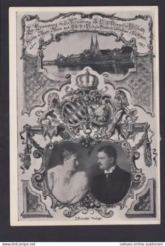 Ansichtskarte Regensburg Adeligen Hochzeit Prinzessin Elisabeth Thurn & Taxis