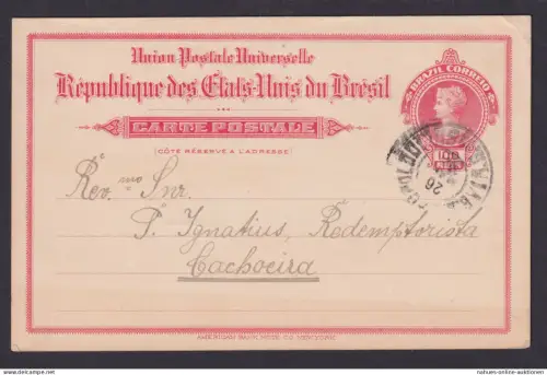 Las Leopoldo Ganzsache Brasilien Chachoeira Portugal