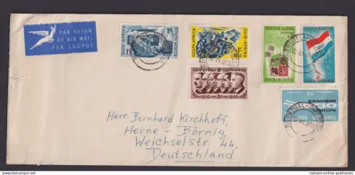 Luftpost Riversdale Süd Afrika inter. MIF nach Herne Börnig