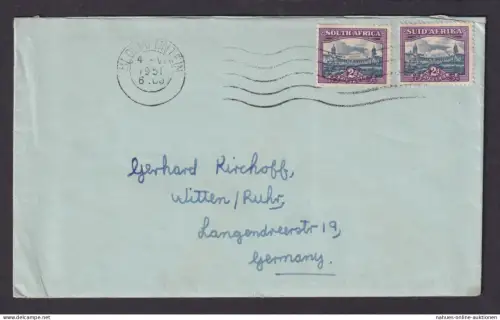 Bloemfontein zwei Sprachen Brief MEF Südafrika Witten Ruhr