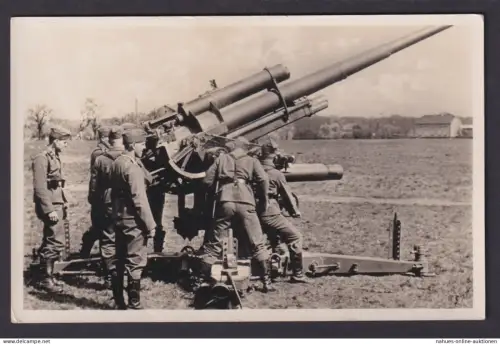 Ansichtskarte Soldaten Luftwaffe Flaggeschütz Deutsche Wehrmacht Driesen Verlag