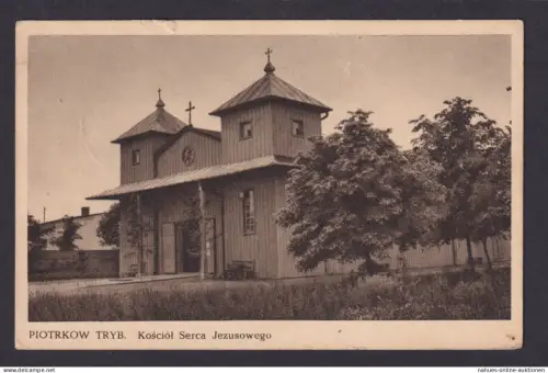 Besetzung Polen Generalgouvernement Ansichtskarte Piotrkow Trybunalski Berlin