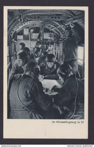 Ansichtskarte Militaria Flugpost Flugzeug Junkers Ju 52 Weltkrieg Tante Ju