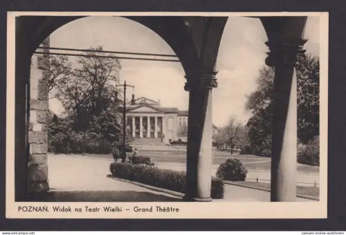 Besetzung Polen Generalgouvernement Ansichtskarte Poznan Fürstenfeldbrück