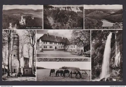 Ansichtskarte St. Johann Baden Württemberg Schwäbische Alb n. Berlin