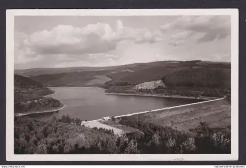Ansichtskarte Osterode Niedersachsen Harz Sösetalsperre Staumauer ab St.