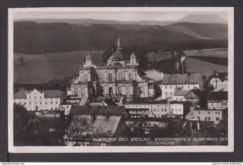Ansichtskarte Albendorf Schlesien Ostgebiete Gnadenkirche 1931 Wien Österreich