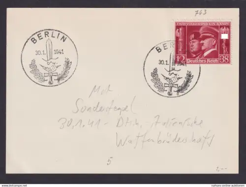 Berlin Deutsches Reich selt. SST Deutsche Waffenbrüderschaft