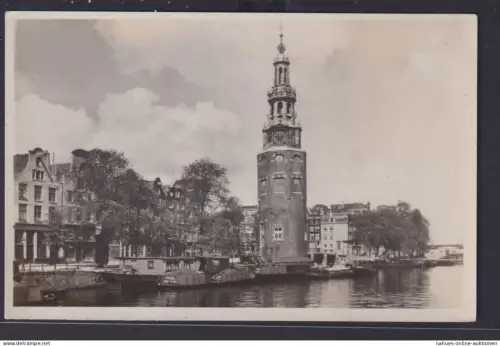 Ansichtskarte Amsterdam Montelbaanstoren Historischer Turm Niederlande