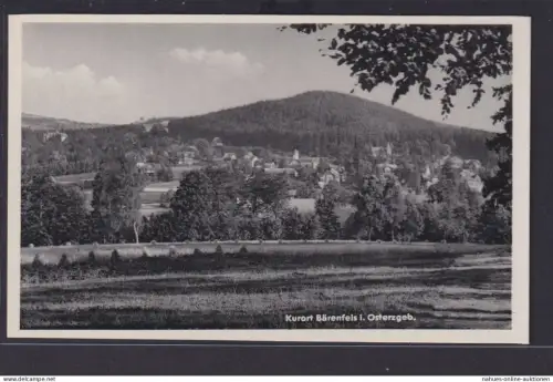 Ansichtskarte Bärenfels Erzgebirge Kurort Totalansicht Landschaft Berge Wald
