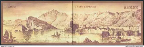 Jugoslawien Markenheftchen 6 Alte Festungen postfrisch Katwert 8,00