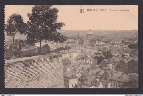 Ansichtskarte Namur Belgien Wallonien Canon et Panorama Stadtansicht Feldpost