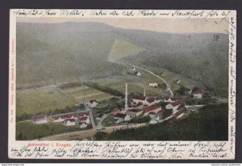 Ansichtskarte Antonsthal Erzgebierge Sachsen Totalansicht ab Chemnitz