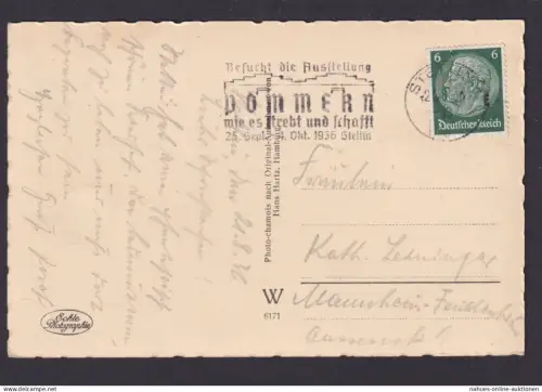 Stettin Ostpreußen Deutsche Ostgebiete Deutsches Reich Ansichtskarte SST