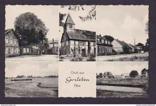 Ansichtskarte Gorleben Elbe Niedersachsen Gastronomie Gasthaus Alte Burg
