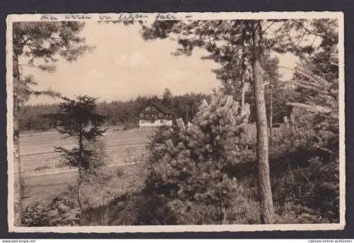 Ansichtskarte Burkersdorf ü. Schwarzburg Thüringen Gastronomie Haus Hubertus ab