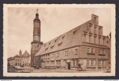 Ansichtskarte Löwenberg Schlesien Deutsche Ostgebiete Lwowek Slaski Polen