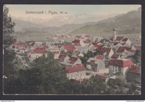 Ansichtskarte Immenstadt Bayern Allgäu Totalansicht