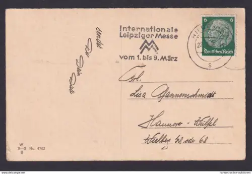 Hildesheim Niedersachsen Deutsches Reich Ansichtskarte SST Internationale