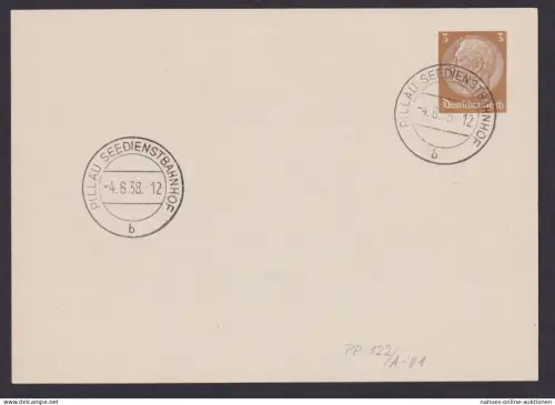 Pillau Preußen Deutsche Ostgebiete Baltijsk Russland Karte Ganzsache SST Pillau