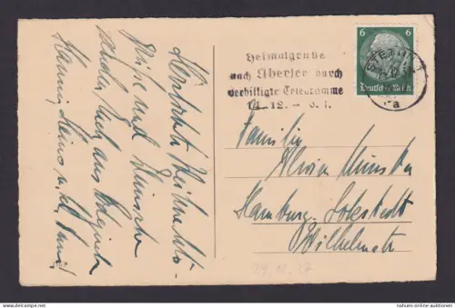 Stettin Pommern Ostgebiete Deutsches Reich Drittes Reich Ansichtskarte Postsache