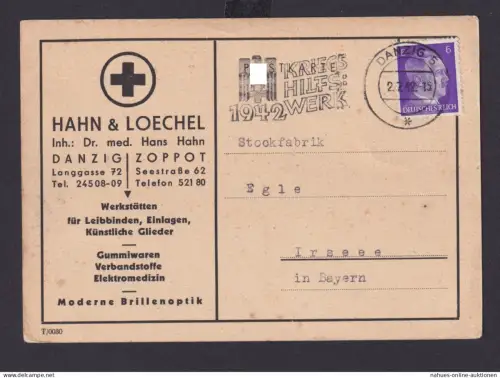 Danzig Schlesien Deutsche Ostgebiete Gdansk selt. Maschinenst. Handbuch + 90,-€