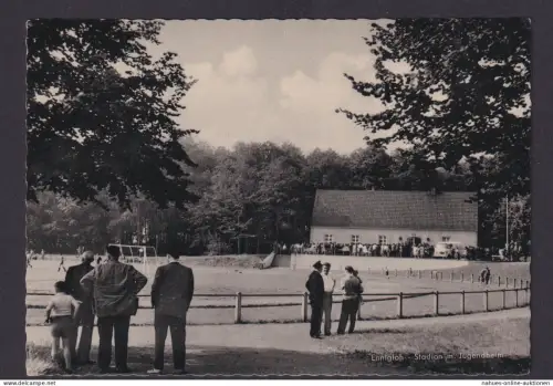 Ansichtskarte Ennigloh b. Bünde Westfalen Stadion m. Jugendheim Verlag August
