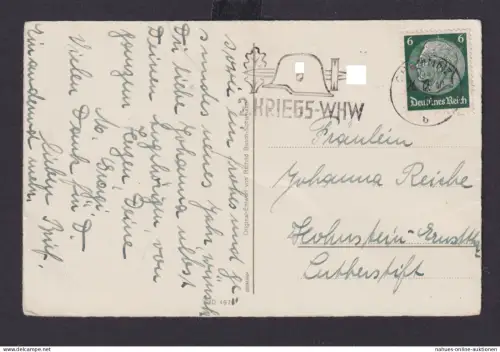 Chemnitz Sachsen Deutsches Reich Drittes Reich Ansichtskarte SST 2. Kriegs WHW