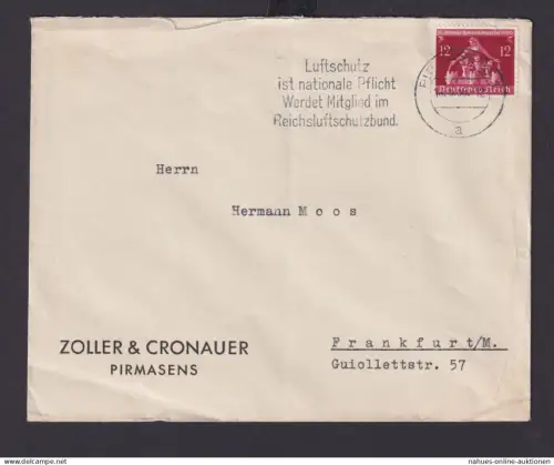 Pirmasens Rheinland Pfalz Deutsches Reich Drittes Reich Briefe SST Luftschutz