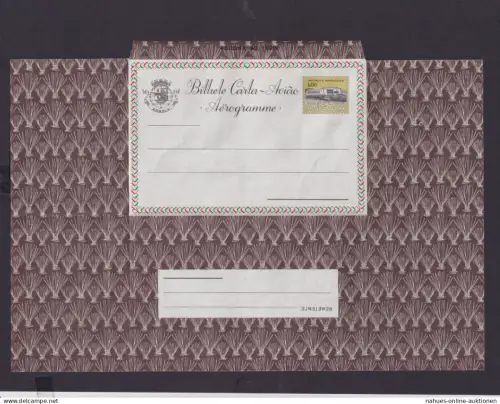 Flugpost Angola Afrika Portugal Kolonien seltene Ganzsache Aerogramm