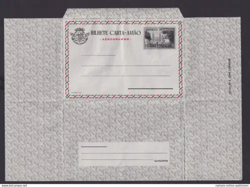 São Tomé und Príncipe Afrika Ganzsache Portugal Kolonien Aerogramm
