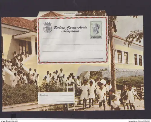 Flugpost Angola Afrika Portugal Kolonien seltene Ganzsache Aerogramm Luanda