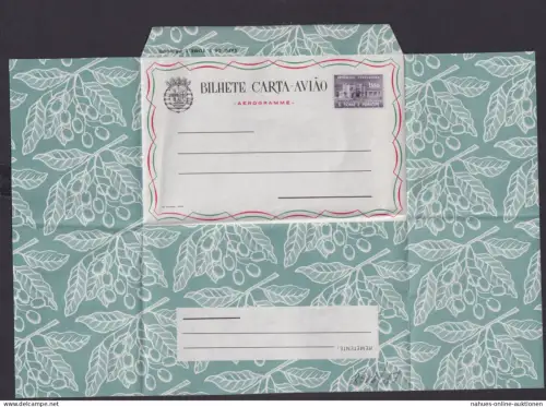 São Tomé und Príncipe Afrika Ganzsache Portugal Kolonien Aerogramm