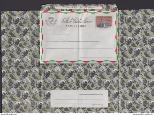 Mosambik Mozambique Afrika Ostafrika Ganzsache Portugal Kolonien Aerogramm